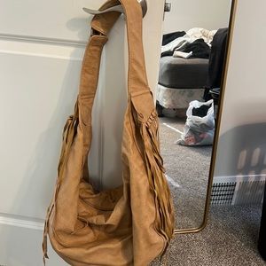 Free people fringe shoulder bag